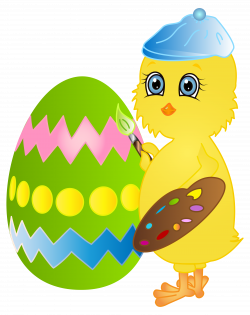 Easter Chicken Painting Egg PNG Clip Art Image | Gallery ...