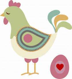 Clipart - Abstract Chicken And Egg