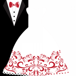 Wedding invitation Bridegroom Wedding dress Clip art - Vector bride ...
