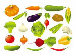 Vegetable Royalty-free Clip art - Cartoon vegetables Daquan 800*600 ...