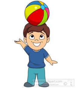 Children Clipart- child-balancing-ball-on-head-clipart-5983 ...