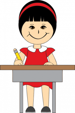 28+ Collection of Girl Sitting At Table Clipart | High quality, free ...