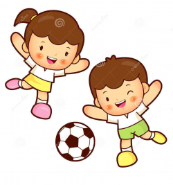 Kids Playing Football Clipart Children - Clipart1001 - Free ...