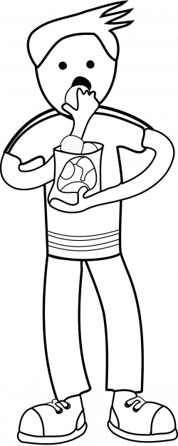 Clipart - Child 2 - Outline