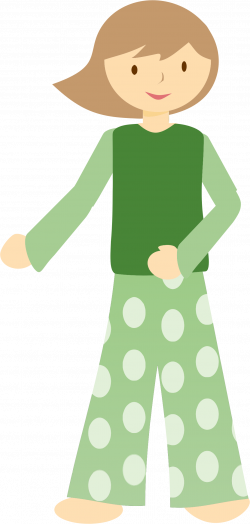 28+ Collection of Girl In Pajamas Clipart | High quality, free ...