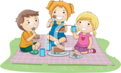 iCLIPART - Royalty Free Clipart Image of a Kids Picnic ...