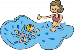 28+ Collection of Kids Swimming Lessons Clipart | High quality, free ...