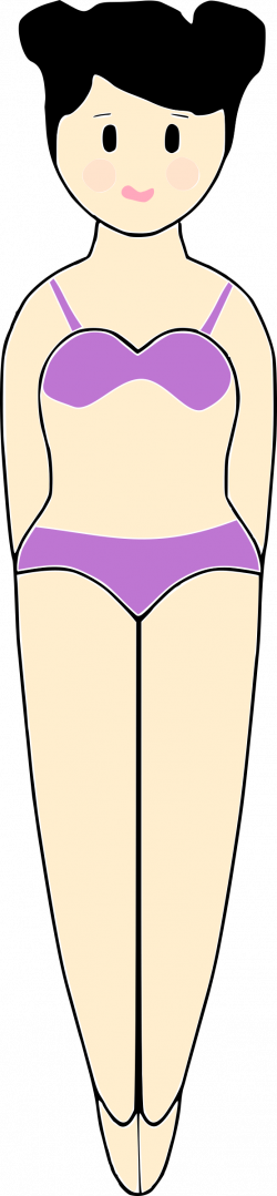 Clipart - Girl in a Bathing Suit