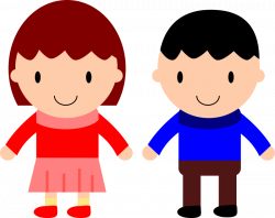 Clipart - Girl and Boy