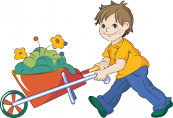 Kids Gardening Clipart | Free download best Kids Gardening Clipart ...