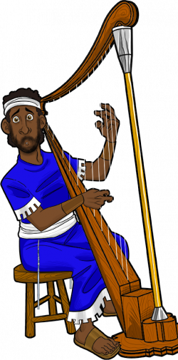 David plays his harp for King Saul. | Bible Class: Pictures ...
