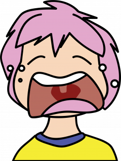 Clipart - Crying Child