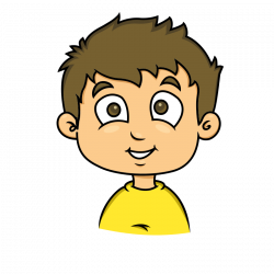 Clipart - Smiling Face of a Child 2