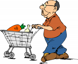 28+ Collection of Pushing Shopping Cart Clipart | High quality, free ...