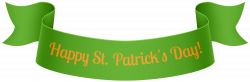 St Patrick's Day Banner PNG Clip Art | Gallery Yopriceville - High ...