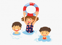 Learn To Swim Clipart - Kids Swimming Png #757825 - Free ...
