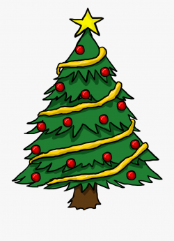Free Christmas Tree Clip Art Borders - Simple Christmas Tree ...