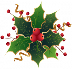 Christmas Holly Mistletoe PNG Clip Art Image | Crafting! | Pinterest ...