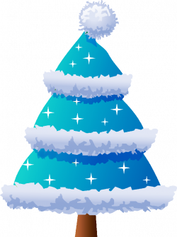 BLUE CHRISTMAS TREE | CLIP ART - CHRISTMAS 2 - CLIPART | Pinterest ...