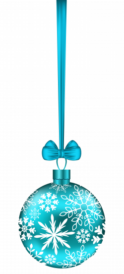 Blue Christmas Ball Transparent PNG Clip Art Image | Gallery ...