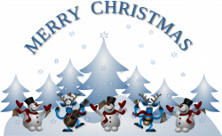 Clipart - Merry Christmas Card Front