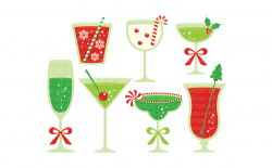 Christmas Cocktails-Digital Clipart (LES.CL53)