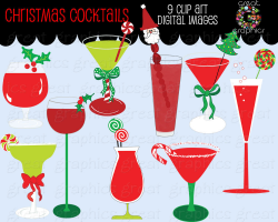 Free Christmas Cocktail Cliparts, Download Free Clip Art ...