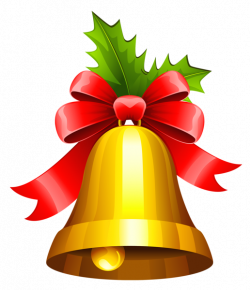 Christmas Bell Transparent PNG Clipart | Navidad | Pinterest | Clip ...