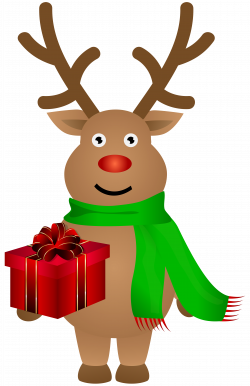 Cute Christmas Reindeer PNG Clip Art Image | Gallery Yopriceville ...