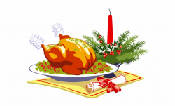 Holiday Meal Leicester - Christmas Dinner Clipart Free PNG ...