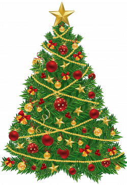 28+ Collection of Christmas Tree Clipart Transparent | High quality ...