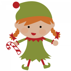 christmas elves | Elf SVG file for scrapbooking cute christmas elf ...
