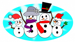 28+ Collection of Christmas Snowman Family Clipart | High quality ...