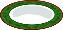 Clipart - Christmas Plate