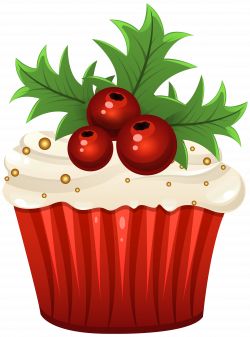 Christmas Muffin PNG Clip Art Image | Gallery Yopriceville - High ...