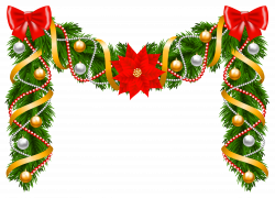 Christmas Deco Garland PNG Clipart Image | Gallery Yopriceville ...