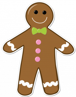 28+ Collection of Christmas Gingerbread Man Clipart | High quality ...