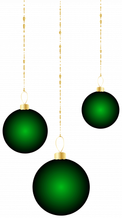 Transparent Christmas Green Ornaments PNG Clipart | Gallery ...