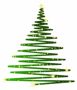 Green Christmas Shining Tree PNG Clipart | Gallery Yopriceville ...