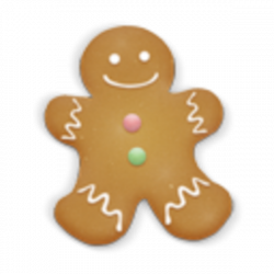 Christmas Cookie Man Icon | Free Images at Clker.com - vector clip ...