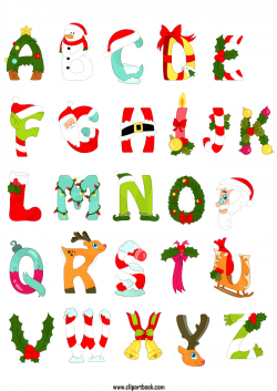 Free Christmas Alphabet Cliparts, Download Free Clip Art ...