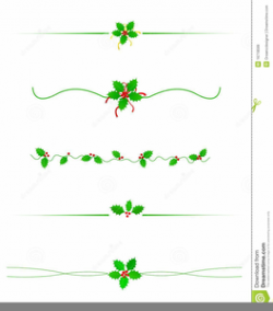 Christmas Holiday Clipart Lines And Dividers | Free Images ...