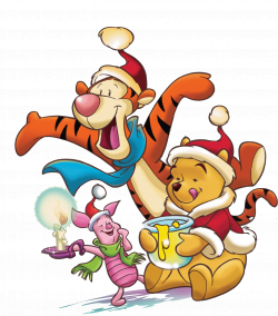 Winnie The Pooh - Christmas Clipart Images
