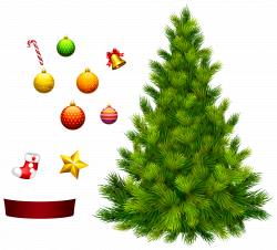 Xmas Tree for Decoration PNG Clipart | Gallery Yopriceville - High ...
