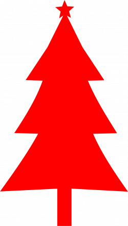 Clipart - Christmas tree Silhouette