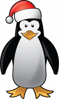 Christmas Penguin Free Clipart