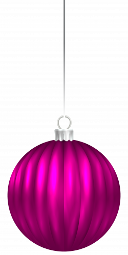 Pink Christmas Ball Ornament PNG Clip Art Image | Gallery ...