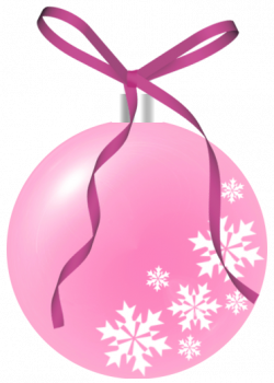 PINK CHRISTMAS ORNAMENT CLIP ART | CHRISTMAS - IN PINK ...