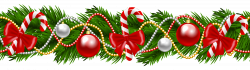 Merry Christmas clipart holiday garland - Pencil and in color merry ...
