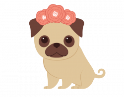 creating the wreath and placing on the pugs head | Dog | Pinterest ...